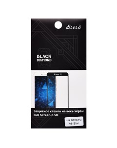 Защитное стекло для смартфона Samsung SM G8850 Galaxy A8 Star 2 5D Full Screen с черной рамкой 90664 Brera