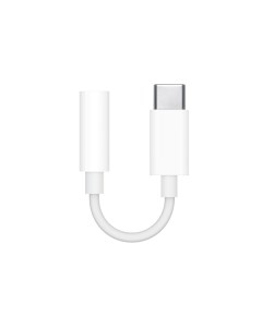Переходник USB Type C Jack 3 5 10см белый MU7E2ZM A Apple