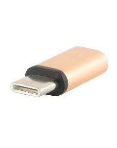 Переходник адаптер Micro USB USB Type C золотистый УТ000013669 Red line