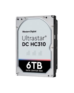 Жесткий диск HDD 6Tb Ultrastar DC HC310 3 5 7 2K 256Mb 512e SAS 12Gb s HUS726T6TAL5204 0B36047 Western digital