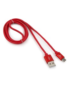 Кабель USB micro 1m красный блистер CC S mUSB01R 1M Cablexpert