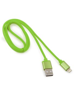 Кабель USB Lightning 1m зеленый блистер CC S APUSB01Gn 1M Cablexpert