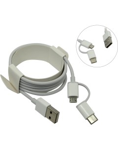 Кабель USB2 0 Micro USB to Type C 2 in 1 1м белый SJV4082TY Xiaomi