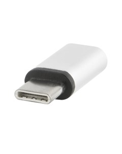 Переходник адаптер Micro USB USB Type C серебристый УТ000013668 Red line