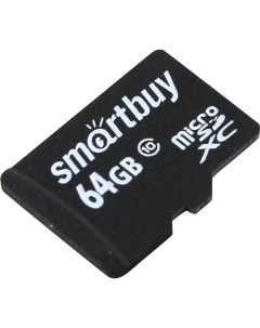 Карта памяти 64Gb microSDXC LE Class 10 Smartbuy
