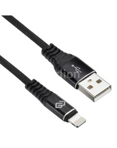 Кабель USB Lightning 8 pin 1 2m черный 1080254 Digma