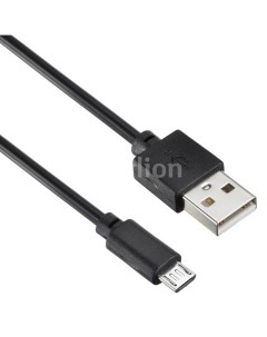 Кабель USB micro 15см черный 1084547 Digma