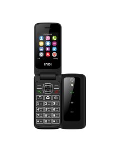 Мобильный телефон 245R 2 4 320x240 IPS MediaTek MT6261D 32Mb RAM 32Mb BT 1xCam 2 Sim 800 мА ч черный Inoi