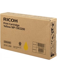 Картридж струйный MP CW2200 841638 желтый оригинальный объем 100мл ресурс 461 страниц для MP CW2200S Ricoh
