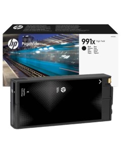 Картридж струйный HP 991X (M0K02AE), черный, оригинальный, ресурс 20000 страниц для HP HP PageWide Pro 750dn Printer, HP PageWide Pro 750dw Printer, HP PageWide Pro 772dn MFP Printer, HP PageWide Pro  Hp