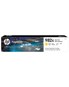Картридж струйный HP 982X (T0B29A), желтый, оригинальный, ресурс 16000 страниц для HP HP PageWide Enterprise 765/780/785 Hp