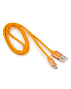 Кабель USB micro 1m оранжевый блистер CC S mUSB01O 1M Cablexpert