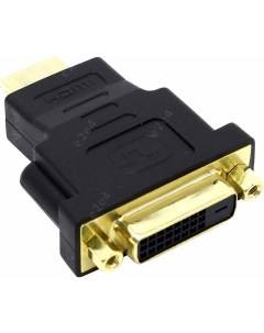 Переходник адаптер HDMI 19M DVI 25F черный DH1807G 5bites