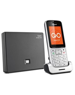 VoIP телефон SL450A GO 3 линии цветной дисплей DECT серебристый Gigaset