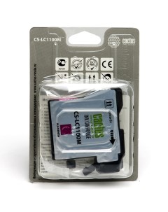 Картридж струйный Cactus CS-LC1100M (LC-1100M), пурпурный, совместимый, 325 страниц, 16 мл, для Brother DCP-185C, DCP-383C, DCP-385C, DCP-387C, DCP-395CN, DCP-585CW, DCP-J715W, DCP-6690CW MFC-490CW, M