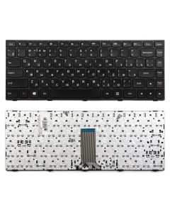 Клавиатура для Lenovo IdeaPad 300 14IBR 300 14ISK Series плоский Enter черная с рамкой PN 25214510 M Topon