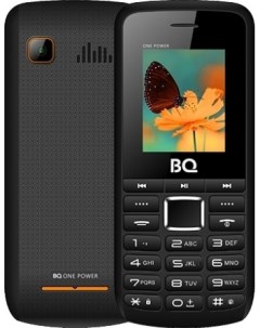 Мобильный телефон 1846 One Power 1 77 160x128 TFT 32Mb RAM 32Mb BT 2 Sim 2000 мА ч черный оранжевый Bq