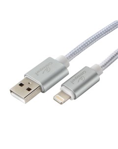Кабель USB Lightning 8 pin быстрая зарядка 3A 3 м серебристый CC U APUSB02S 3M Cablexpert
