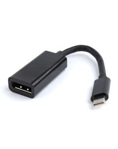 Переходник адаптер USB 2 0 Type C M DisplayPort 20M 15 см черный Cablexpert