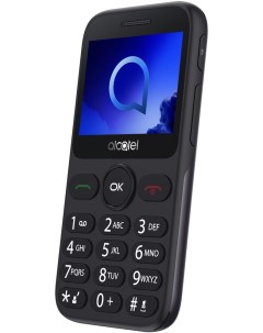 Мобильный телефон 2019G 2 4 240x320 TFT Spreadtrum SC6531F BT 1 Sim 970 мА ч серый 2019G 3AALRU1 Alcatel