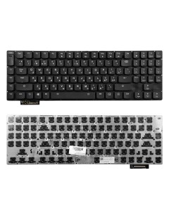 Клавиатура для Lenovo IdeaPad Y900 17ISK Series плоский enter черная без рамки с подсветкой PN SN20K Topon