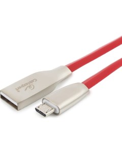 Кабель USB2 0 Am MicroBM 3m красный серия Gold блистер CC G mUSB01R 3M Cablexpert