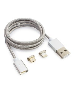 Кабель USB Micro USB Lightning 8 pin 1м CC USB2 AMLM3 1M Cablexpert