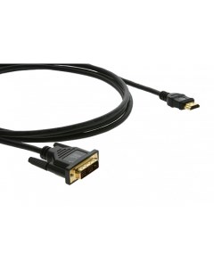 Кабель HDMI 19M DVI M 1 8 м черный C HM DM 6 97 0201006 Kramer