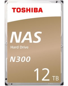 Жесткий диск HDD 12Tb N300 3 5 7200rpm 256Mb SATA3 HDWG21CUZSVA Toshiba