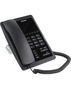 VoIP телефон DPH 200SE 1 SIP аккаунт цветной дисплей PoE черный D-link