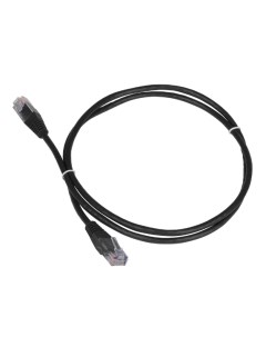 Патч-корд UTP кат.5e, 20 м, RJ45-RJ45, черный, -45-45-20-BK Twt