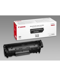 Картридж лазерный 703 7616A005 черный 2000 страниц оригинальный для LBP 2900 3000 Canon