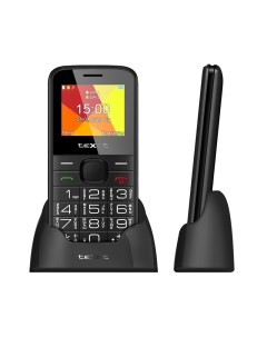 Мобильный телефон TM B201 1 77 160x128 TFT 2 Sim 1000 мА ч micro USB черный Texet