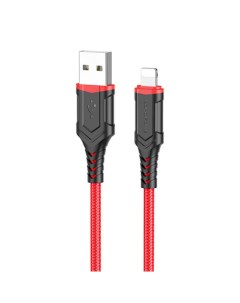 Кабель Lightning 8 pin USB 2 4A 1м красный BX67 207882 Borofone