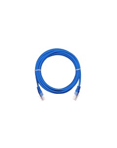 Патч-корд UTP кат.5e, 3 м, RJ45-RJ45, синий, CU, 10 шт., (EC-PC4UD55B-BC-PVC-030-BL-10) Netlan