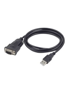 Кабель адаптер USB 2 0 AM COM DB9M RS232 1 5m черный UAS DB9M 02 Cablexpert