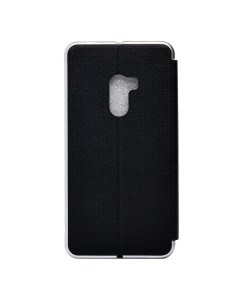 Чехол книжка для смартфона Xiaomi Mi X2 пластик эко кожа черный серебристый 84704 Top-fashion
