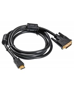 Кабель HDMI 19M DVI D 25M 1 8 м черный Buro