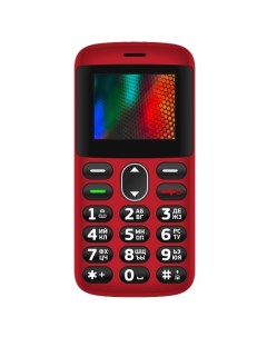 Мобильный телефон C311 2 176x220 TN MediaTek MT6261 32Mb RAM BT 1xCam 2 Sim 1400 мА ч micro USB крас Vertex
