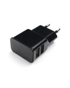 Сетевое зарядное устройство MP3A PC 12 2USB 2 1A черный Cablexpert
