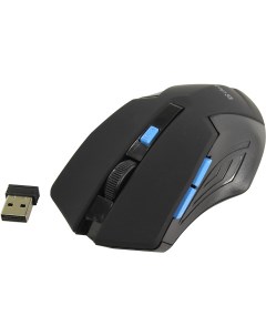 Мышь беспроводная Accura MM-275, 1600dpi, оптическая светодиодная, USB, черный/синий (52275) Defender