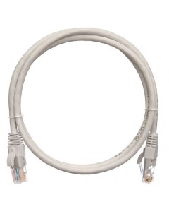 Патч корд UTP кат 5e 0 3 м RJ45 RJ45 серый CU LSZH NMC PC4UD55B 003 C GY Nikomax