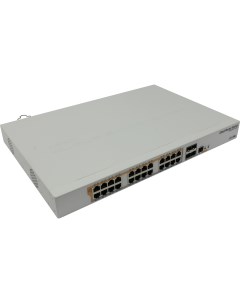 Коммутатор Cloud Router Switch 328 24P 4S RM управляемый кол во портов 24x1 Гбит с SFP 4x10 Гбит с у Mikrotik