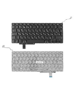 Клавиатура для Apple Macbook Air A1297 Series Г образный Enter черная без рамки KB 101725 Topon