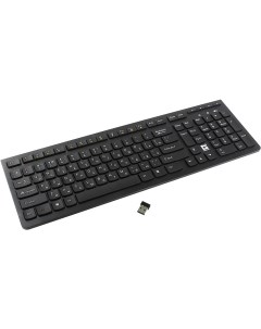 Клавиатура беспроводная SM 535 мембранная USB черный 45535 Defender