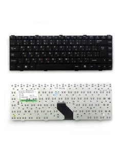 Клавиатура для Asus Z96 S96 Z62 Z84 Series Г образный Enter черная без рамки TOP 100290 Topon