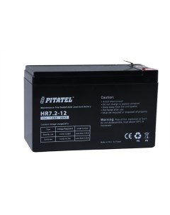 Аккумуляторная батарея для ИБП HR7 2 12 12V 7 2Ah HR7 2 12 Pitatel