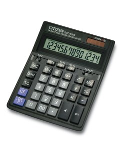 Калькулятор бухгалтерский SDC 554S 14 разрядный кол во функций 10 однострочный экран черный Citizen