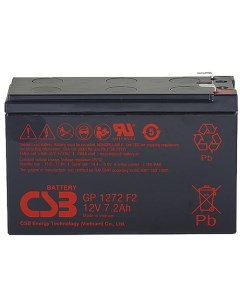 Аккумуляторная батарея для ИБП GP GP1272 F2 12V 7 2Ah Csb