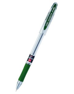 Ручка шариковая MAXRITER XS зеленый пластик колпачок Cello